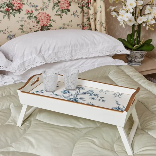 Mrs. Alice Floral Folding Tray< Trays