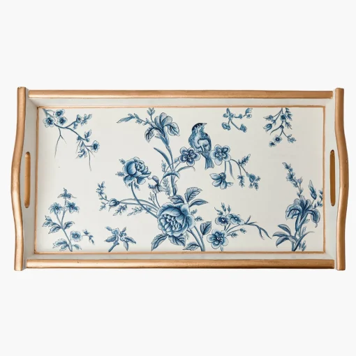 Mrs. Alice Floral Folding Tray< Trays
