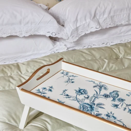 Mrs. Alice Floral Folding Tray< Trays