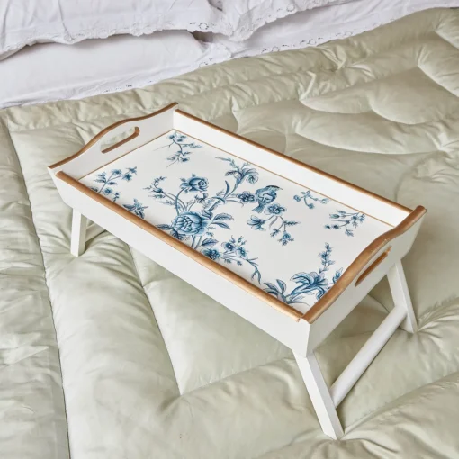 Mrs. Alice Floral Folding Tray< Trays