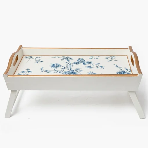 Mrs. Alice Floral Folding Tray< Trays