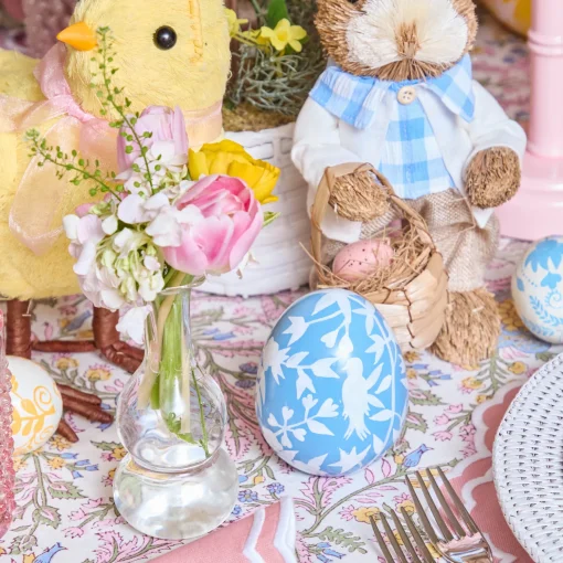 Mrs. Alice Floral Tole Eggs (Set of 4)< Spring Decorations