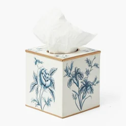 Mrs. Alice Floral Tole Tissue Box< For Her | For The Homemaker