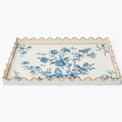 Mrs. Alice Floral Tole Tray< Trays