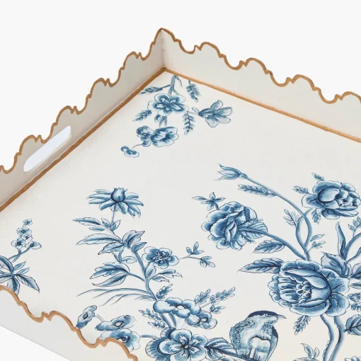 Mrs. Alice Floral Tole Tray< Trays
