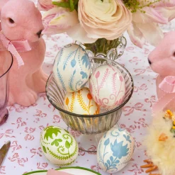 Mrs. Alice Fluted Glass Bowl (Pair)< Spring Decorations