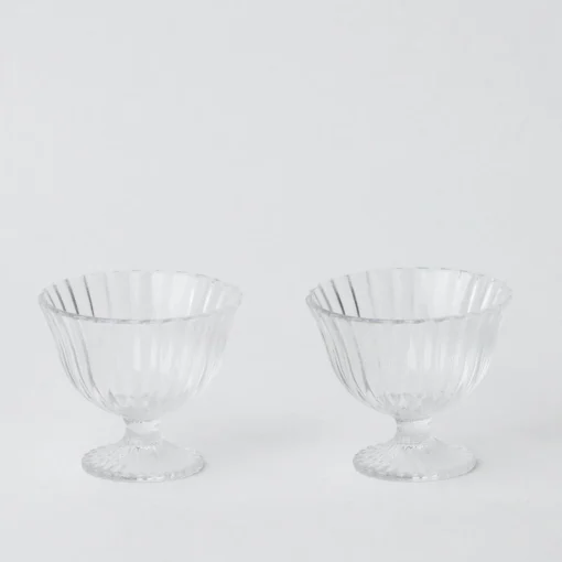 Mrs. Alice Fluted Glass Bowl (Pair)< Spring Decorations