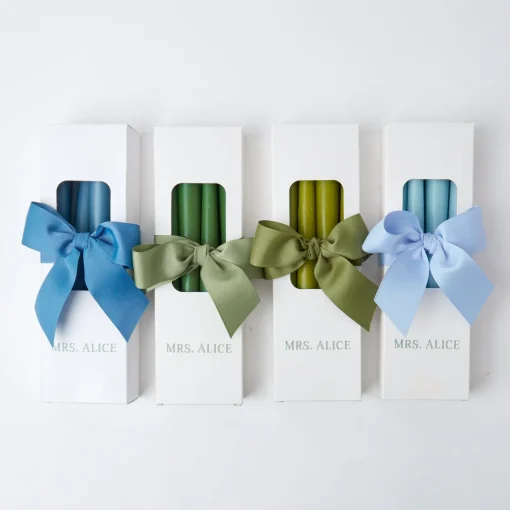 Mrs. Alice Forest Green Candles (Set of 8)< Candles