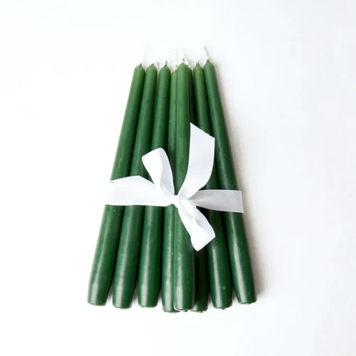 Mrs. Alice Forest Green Candles (Set of 8)< Candles