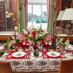 Mrs. Alice Forest Green Flocked Fir Tree (Pair)< Christmas Decorations