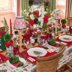 Mrs. Alice Forest Green Flocked Fir Tree (Pair)< Christmas Decorations