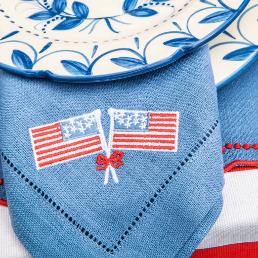 Mrs. Alice Fourth of July Napkins (Set of 4)< Napkins | For The Hostess