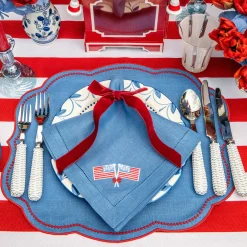 Mrs. Alice Fourth of July Napkins (Set of 4)< Napkins | For The Hostess