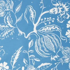 Mrs. Alice French Blue Chelsea Square Fabric< Serena Fresson Fabrics