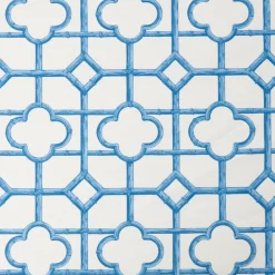 Mrs. Alice French Blue Shaded Bamboo Fabric< Serena Fresson Fabrics