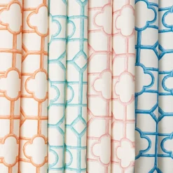 Mrs. Alice French Blue Shaded Bamboo Fabric< Serena Fresson Fabrics