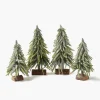 Mrs. Alice Frosted Fir Tree Family< Christmas Decorations