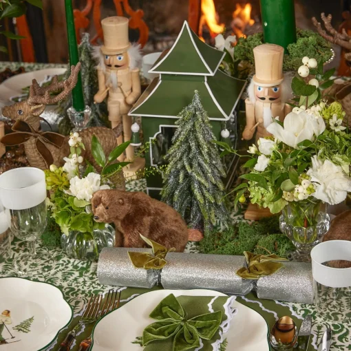 Mrs. Alice Frosted Fir Trees (Pair)< Christmas Decorations