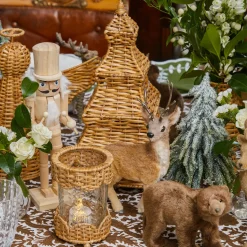 Mrs. Alice Frosted Fir Trees (Pair)< Christmas Decorations