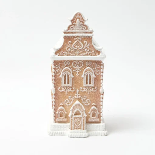 Mrs. Alice Frosted Gingerbread Townhouse (Medium)< Christmas Decorations