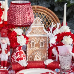 Mrs. Alice Frosted Gingerbread Townhouse (Medium)< Christmas Decorations