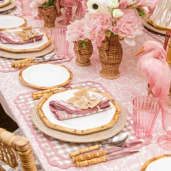 Mrs. Alice Geometric Bamboo Starter Plate< Starter Plates