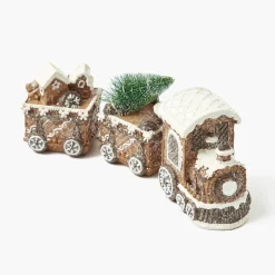 Mrs. Alice Gingerbread Train< Christmas Decorations