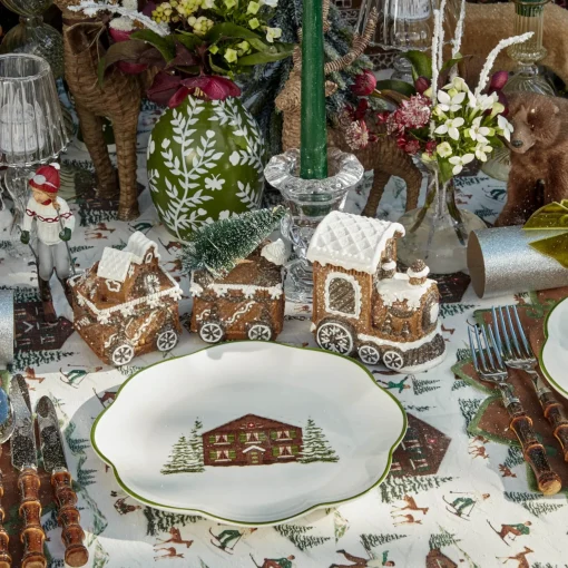 Mrs. Alice Gingerbread Train< Christmas Decorations