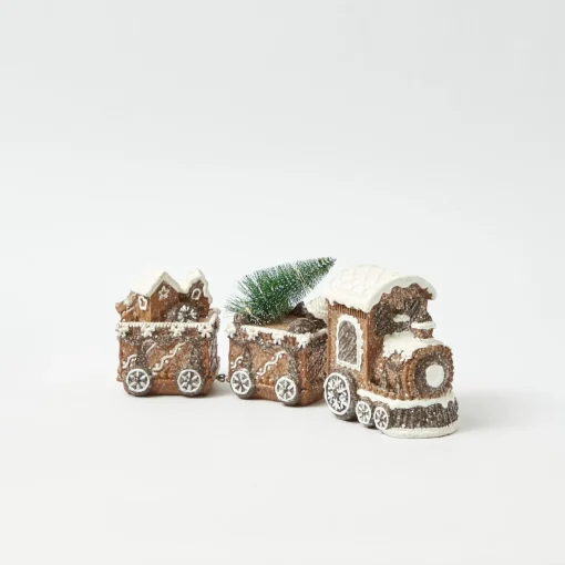 Mrs. Alice Gingerbread Train< Christmas Decorations