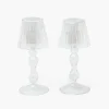 Mrs. Alice Glass Lantern Tea Light Holder (Pair) - 18cm< Summer Glassware | Summer Candleware