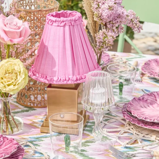 Mrs. Alice Glass Lantern Tea Light Holder Set< Summer Glassware | Summer Candleware