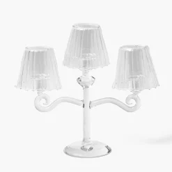 Mrs. Alice Glass Lantern Tealight Candleabra< Summer Candleware | Candle Holders