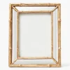 Mrs. Alice Gold Bamboo Mirror Photo Frame - 5"x 7"< For Her | For The Millenial