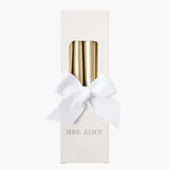 Mrs. Alice Gold Candles (Set of 8)< Candles