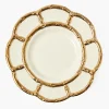 Mrs. Alice Gold Petal Bamboo Ceramic Dinner Plate< Dinner Plates