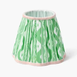 Mrs. Alice Green & Pink Ikat Lampshade (18cm)< Lampshades