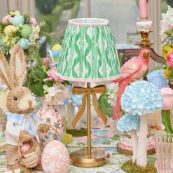 Mrs. Alice Green & Pink Ikat Lampshade (18cm)< Lampshades