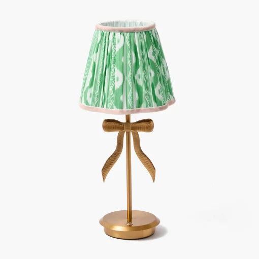 Mrs. Alice Green & Pink Ikat Lampshade (18cm)< Lampshades