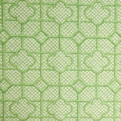 Mrs. Alice Green Bamboo Trellis Fabric< Serena Fresson Fabrics