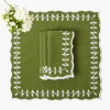 Mrs. Alice Green Bow Laurel Napkins (Set of 4)< Napkins | For The Chalet