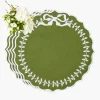 Mrs. Alice Green Bow Laurel Placemats (Set of 4)< Placemats | For The Chalet