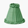 Mrs. Alice Green Frilled Silk Lampshade (18cm)< Lampshades