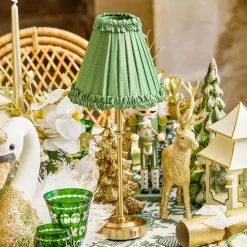 Mrs. Alice Green Frilled Silk Lampshade (18cm)< Lampshades