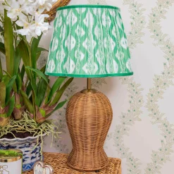 Mrs. Alice Green Ikat Lampshade (30cm)< Lampshades