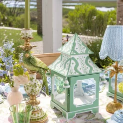 Mrs. Alice Green Ikat Pagoda Lantern< Year-round Decorations | Pagodas & Lanterns