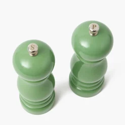 Mrs. Alice Green Lacquer Salt & Pepper Set< Summer Crockery | Crockery Sets