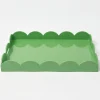 Mrs. Alice Green Lacquer Scalloped Tray< Trays | For Her