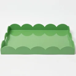 Mrs. Alice Green Lacquer Scalloped Tray< Trays | For Her