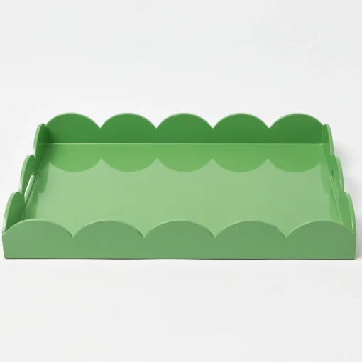 Mrs. Alice Green Lacquer Scalloped Tray< Trays | For Her