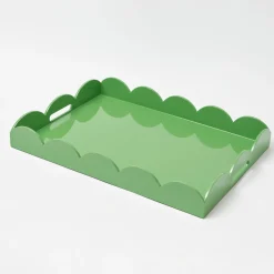 Mrs. Alice Green Lacquer Scalloped Tray< Trays | For Her